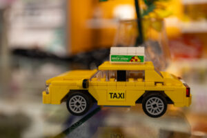 Lego taxi cab