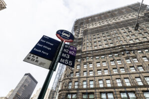 NYC bus sign